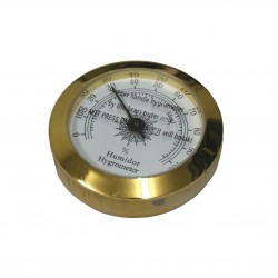 Hygrometer HYG-75G Gold Round