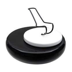 Savinelli W1013 Black Ashtray & White Stand