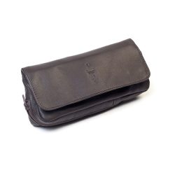 Savinelli T420 Pipe & Tobacco Pouch Black