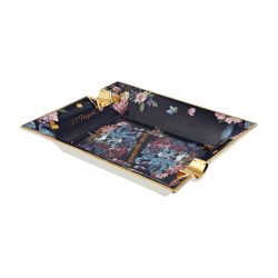 S.T. Dupont 6410 Skull & Flowers Ashtray