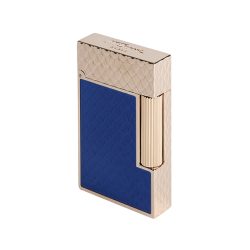 Dupont C16632 Guilloche Dragon Blue / Rose Gold
