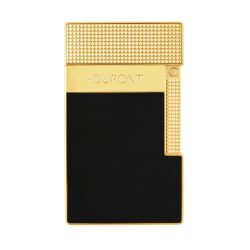 S.T. Dupont T20100 Black/Gold Lacquer Table Lighter