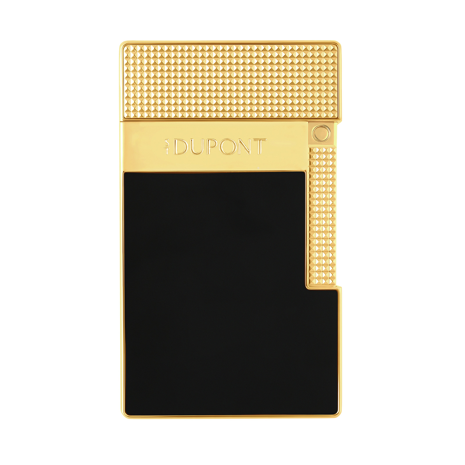 S.T. Dupont T20100 Black/Gold Lacquer Table Lighter S.T. Dupont T20100 Black/Gold Lacquer Table Lighter